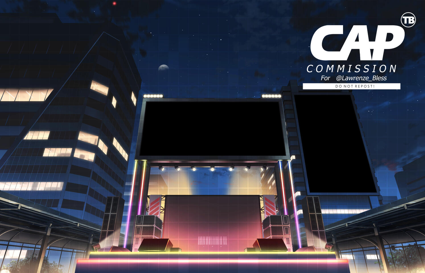 Lawrenze Stage - Commission for @Lawrenze_Bless