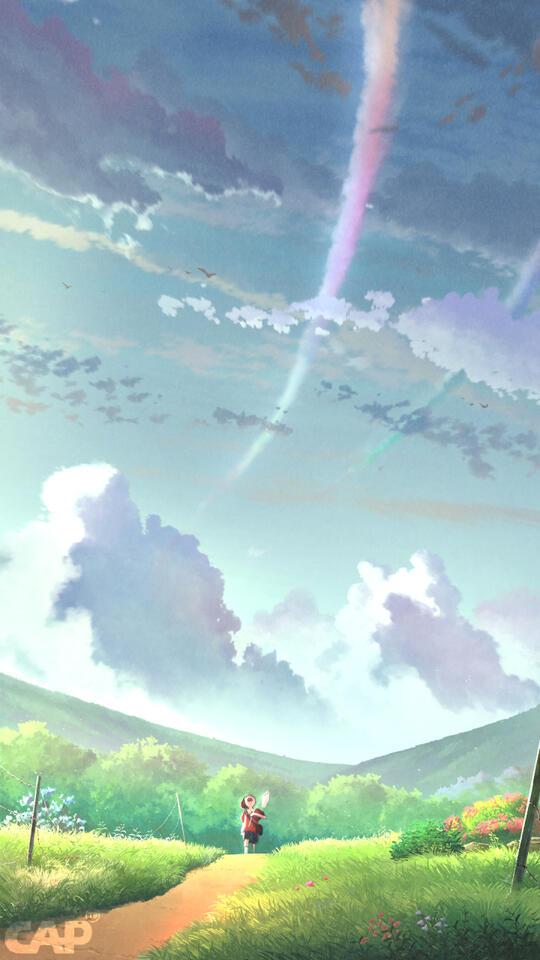 A little plane passing by