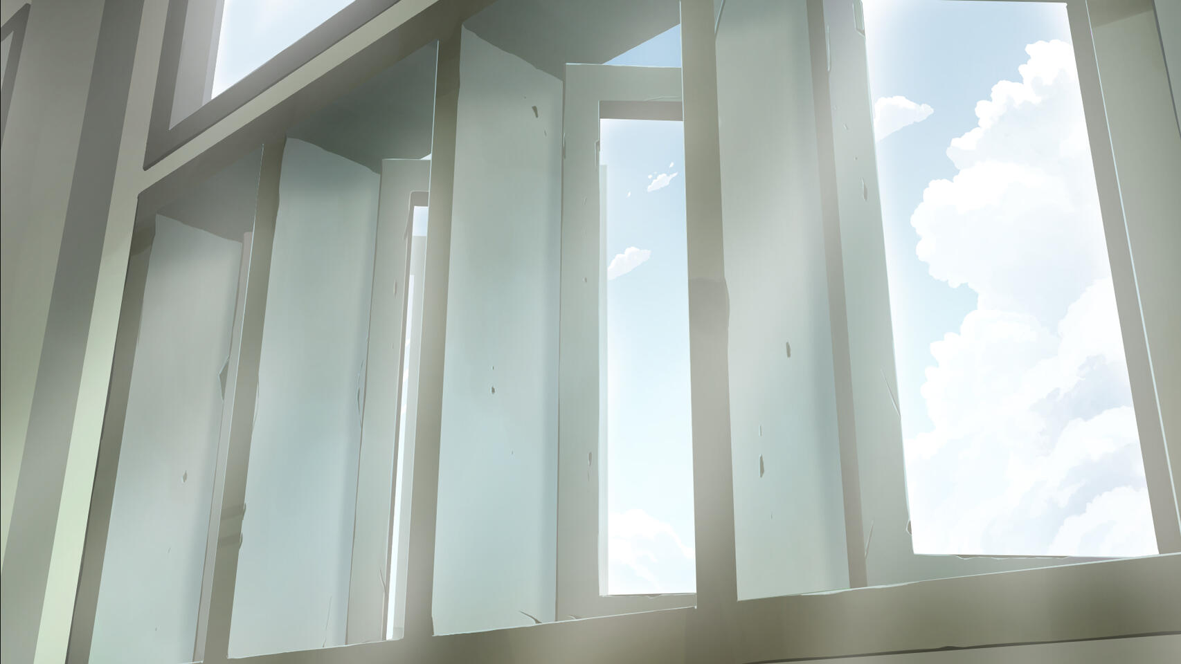 Looking through school window